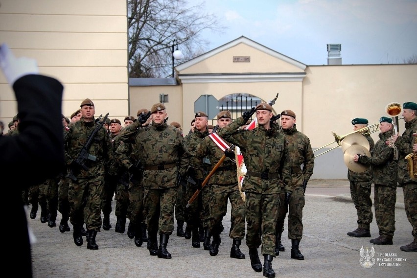 Terytorialsi złożyli przysięgę wojskową w Ciechanowcu.