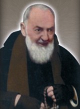Dziś w nto obrazek św. ojca Pio, słynącego ze stygmatów i wielkiej pobożności