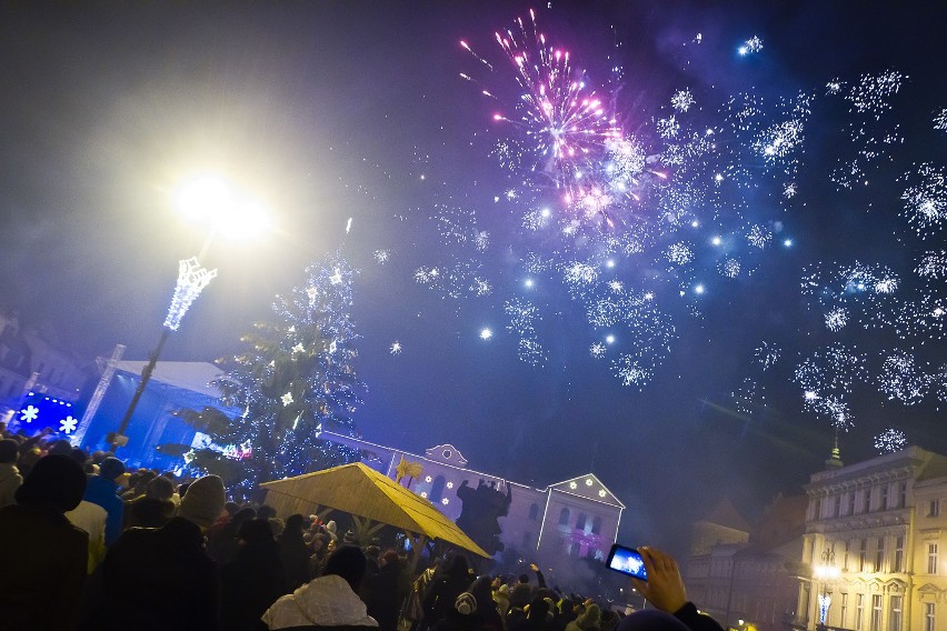 Tak Bydgoszcz witała nowy rok na Starym Rynku