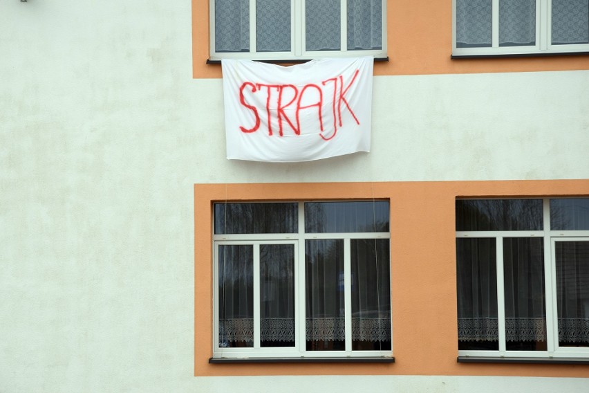 Drugi dzień nauczycielskiego strajku w Miastku