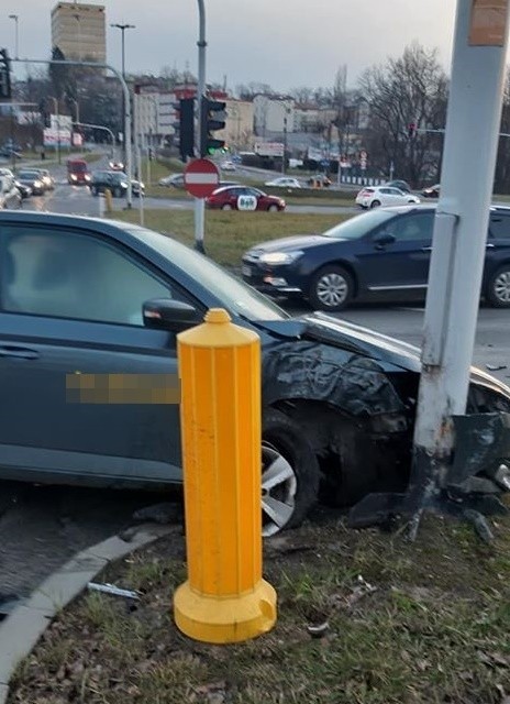 Lublin: Kolizja na skrzyżowaniu Północnej i Kompozytorów