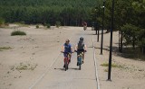 Pustynia Błędowska przyciąga miłośników spacerów i wycieczek rowerowych. Na miejscu można wypożyczyć rowery ZDJĘCIA