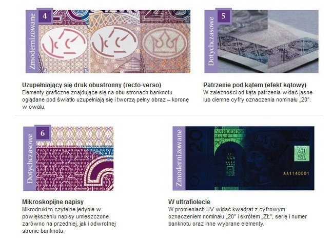 Nowe zmodernizowane banknoty - zobacz, czym różnią się od...