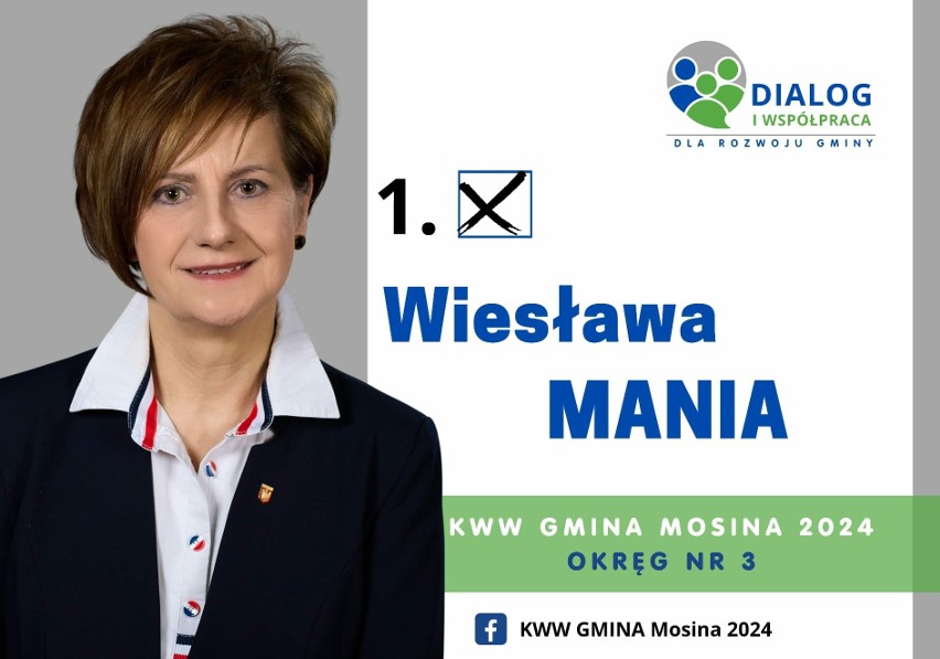 Imię i nazwisko: Wiesława Mania...