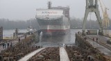 Szczecin: udane wodowanie statku "Plyca"