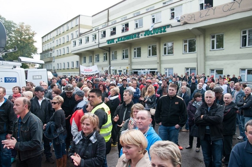 Górnicy KWK Kazimierz-Juliusz zakończyli podziemny protest