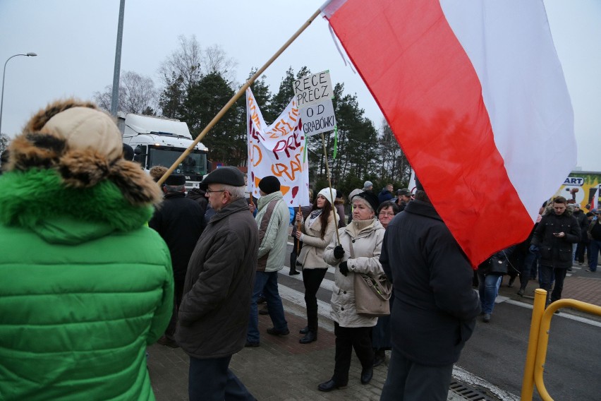 Protest w Grabówce - 8.12.2015