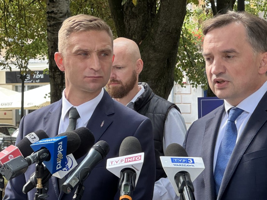 Minister Zbigniew Ziobro włączył się w kampanię wyborczą...
