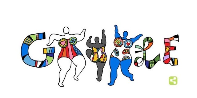 Niki de Saint Phalle na Google Doodle