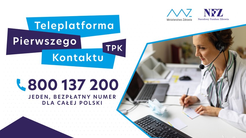 Teleplatforma Pierwszego Kontaktu. Tu uzyskamy pomoc medyczną w nocy, w weekendy i święta!