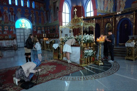 Wielka Sobota w cerkwi św. Jerzego w Białymstoku