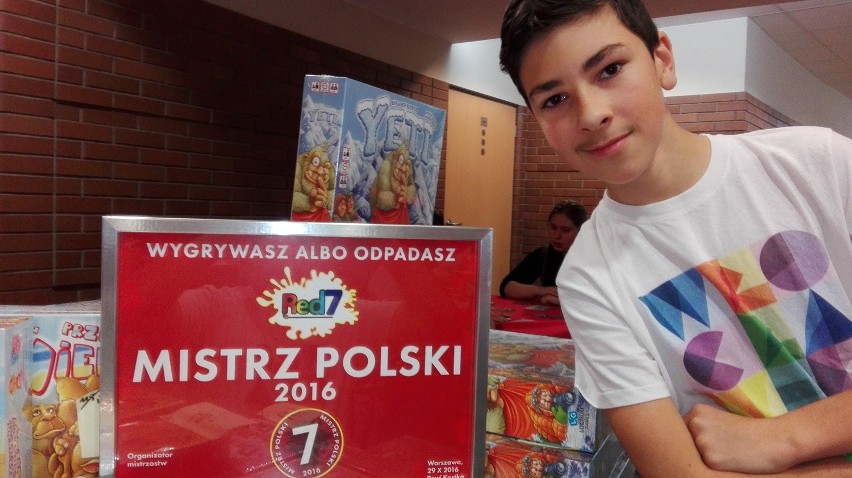 13-latek z Włocławka wicemistrzem Polski w "Red 7"