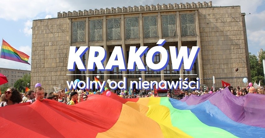Kraków. Kraków wolny od nienawiści. Solidaryzujemy się ze społecznością LGBT [ZDJĘCIA]