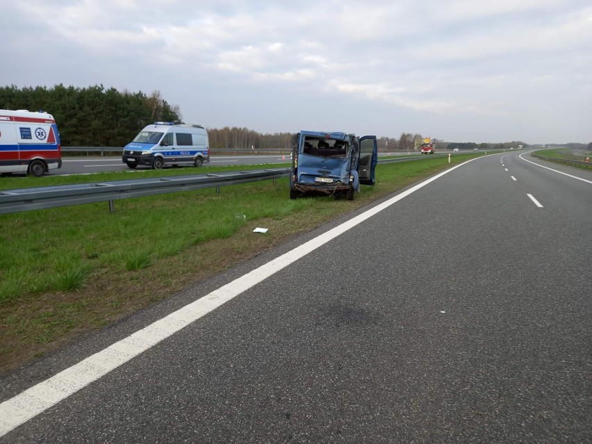 Wypadek na autostradzie A4 między Dębicą, a Tarnowem. 13 osób zostało rannych [ZDJĘCIA]
