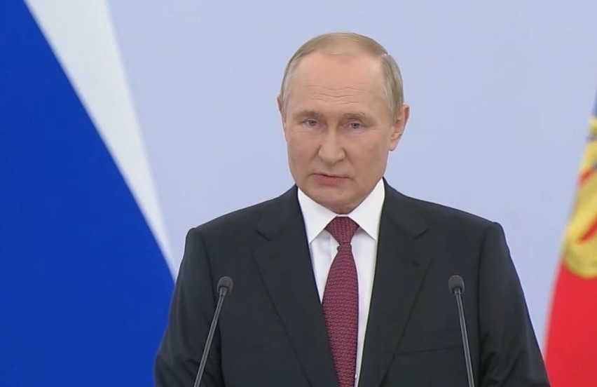 Władimir Putin ogłosił w piątek decyzję o aneksji czterech...