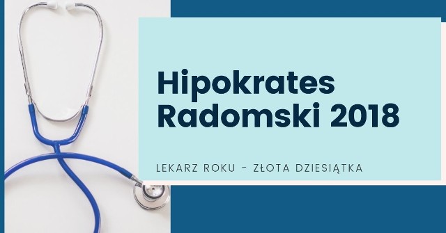 Dziś wręczymy nagrody laureatom akcji Hipokrates Roku 2018 w Radomiu oraz wszystkich powiatach regionu radomskiego. W pierwszym etapie nasi Czytelnicy wybrali laureatów w każdej kategorii w Radomiu i powiatach. Potem w głosowaniu regionalnym wyłonili złotą Dziesiątkę najlepszych lekarzy w całym regionie!  Są to laureaci z największą ilością głosów zebranych podczas trwania plebiscytu. Prezentujemy Złotą Dziesiątkę lekarzy w regionie.