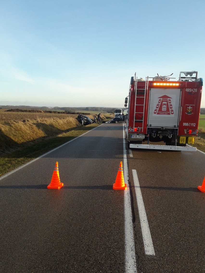 Wypadek na drodze Korycin - Janów