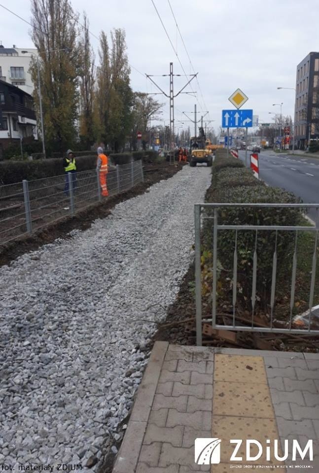 Opóźnia się remont torowiska na Ślężnej. Kiedy wrócą tramwaje?