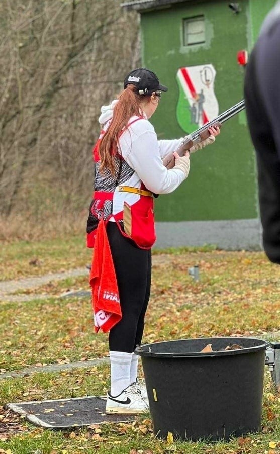 Iga Trubiłowicz, licealistka z tarnobrzeskiego "Kopernika" jest w Kadrze Narodowej Polskiego Związku Strzelectwa Sportowego