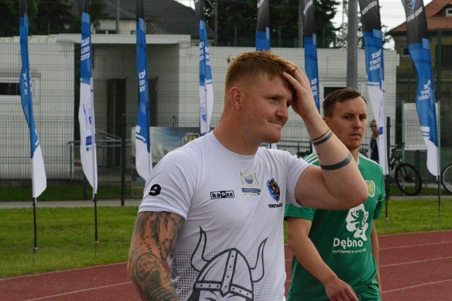 Kamil Wiśniewski zdobył trzeciego gola dla Vinety w meczu z Hutnikiem.