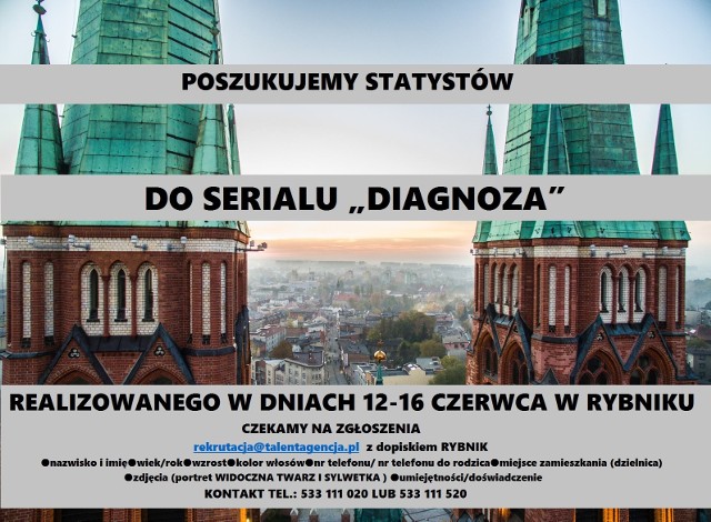 Serial TVN Diagnoza: Casting w Rybniku cieszy się ogromnym zainteresowaniem