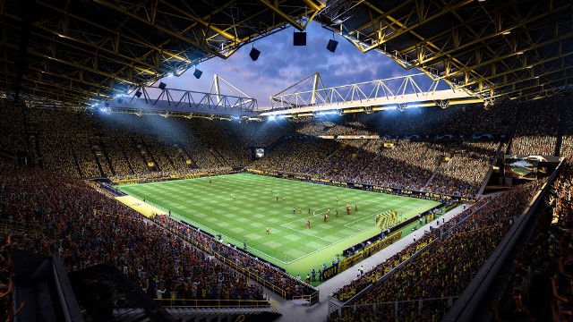 FIFA 22 - rzut na stadion Borussii Dortmund