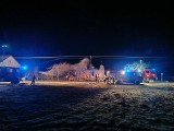 Pożar domu w Łątczynie. Do pożaru doszło nocą z 29 na 30 stycznia. Spłonął dach budynku