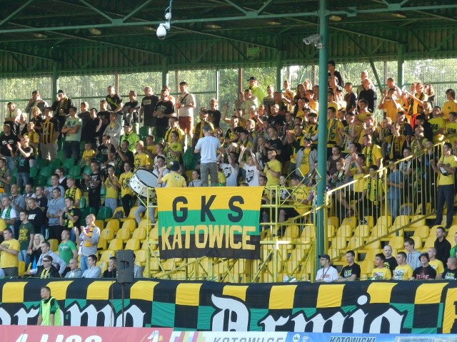 Kibice na meczu GKS Katowice - Termalica Nieciecza 1:2