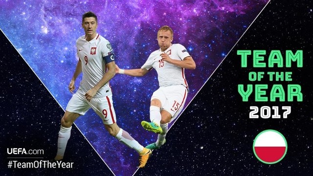 Kamil Glik i Robert Lewandowski nominowani do Drużyny Roku UEFA