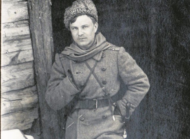 Jan Czaplo w styczniu 1918 roku, jeszcze daleko od Polski