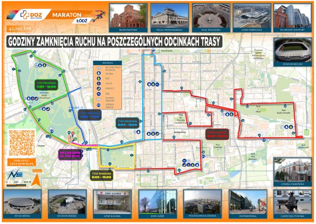 W weekend 6-7 kwietnia w Łodzi odbędzie się DOZ Maraton Łódź 2019. Ulicami Łodzi przebiegnie kilka tysięcy osób. W związku z tym na łódzkich drogach pojawią się spore utrudnienia dla kierowców.Na kolejnych zdjęciach szczegółowy opis zmian