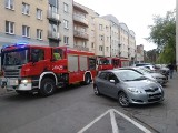 Pożar w bloku przy ul. Krasińskiego w Toruniu