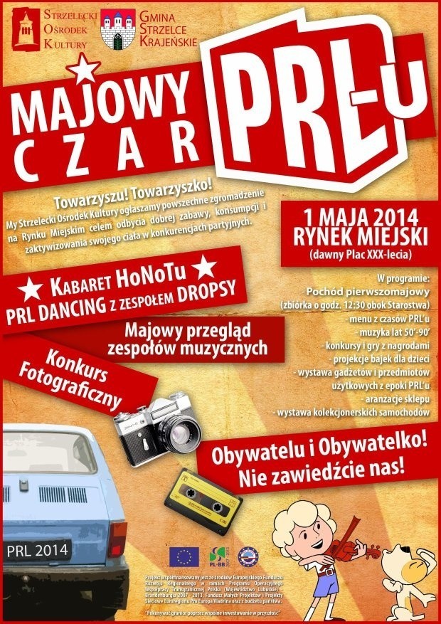 W planie jest m.in. pokaz samochodów kolekcjonerskich, projekcje bajek dla dzieci, konkursy i gry z nagrodami, konkurs fotograficzny.