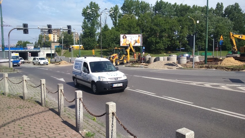 Utrudnienia drogowe w Sosnowcu