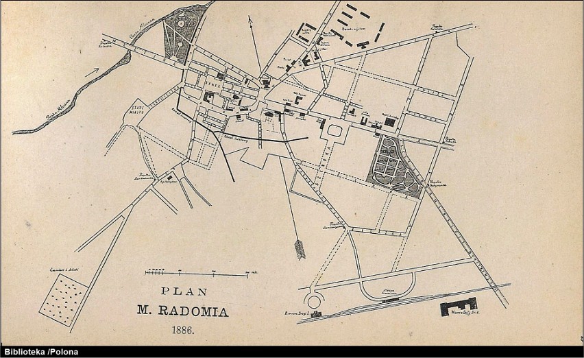 Oddanie planu miasta Radomia sporządzonego przez geometrę...