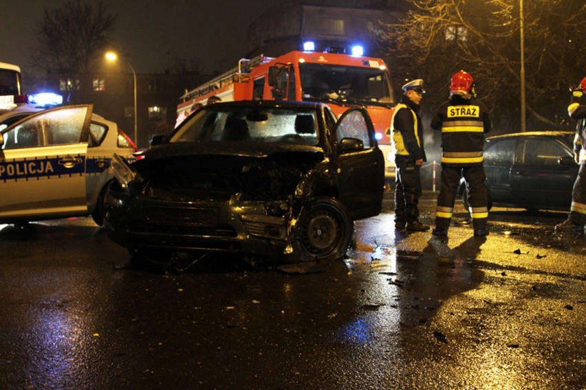 Zderzenie na ul. Waryńskiego w Zielonej Górze