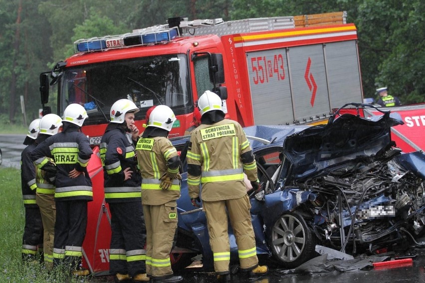 Miejsce tragicznego wypadku, do którego doszło 3 lipca