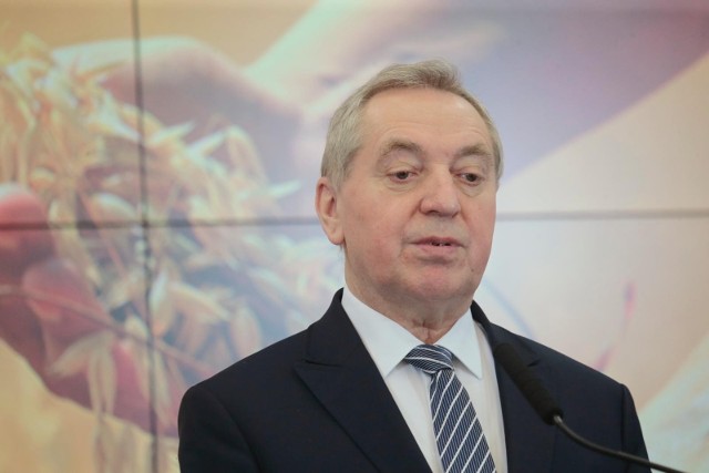 Wicepremier, minister rolnictwa i rozwoju wsi Henryk Kowalczyk