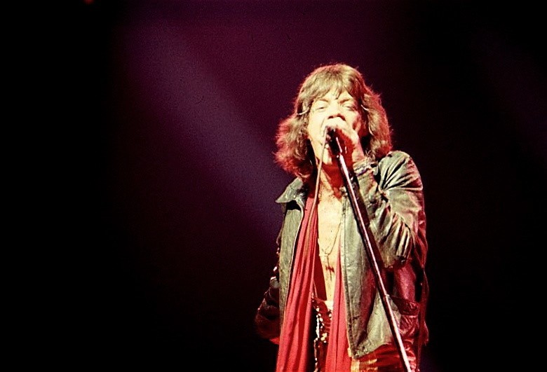Mick Jagger na koncercie w Nowym Jorku podczas trasy STP...