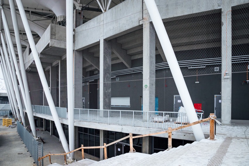 Wykonawcy stadionu ŁKS przeniosą się do Opola. Najnowsze zdjęcia z budowy stadionu ŁKS