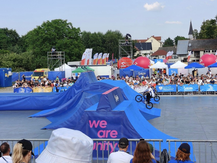 W BMX Park Krzeszowice podczas igrzysk rywalizowało...