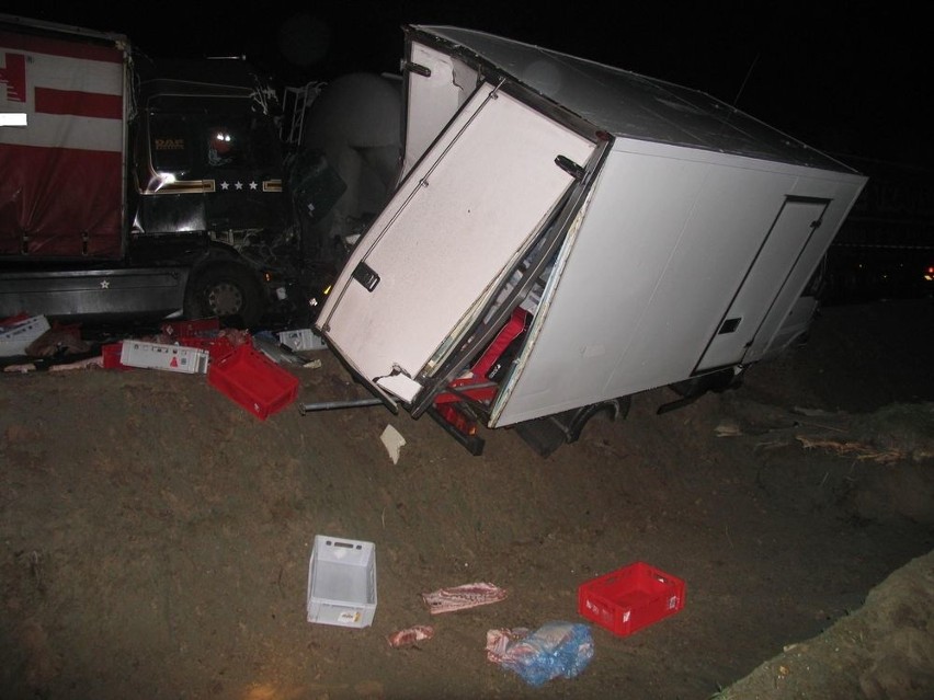 Wypadek w Michalinie na drodze krajowej nr 1. Jedna osoba nie żyje [zdjęcia]