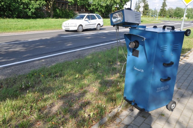 Obwodnica Szczecinka, ulica Narutowicza tu fotoradar Straży Miejskiej można spotkać najczęściej.