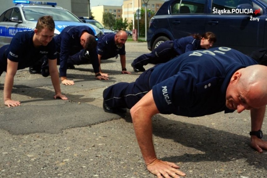 Policjanci z Żor wzięli udział w akcji  #GaszynChallenge