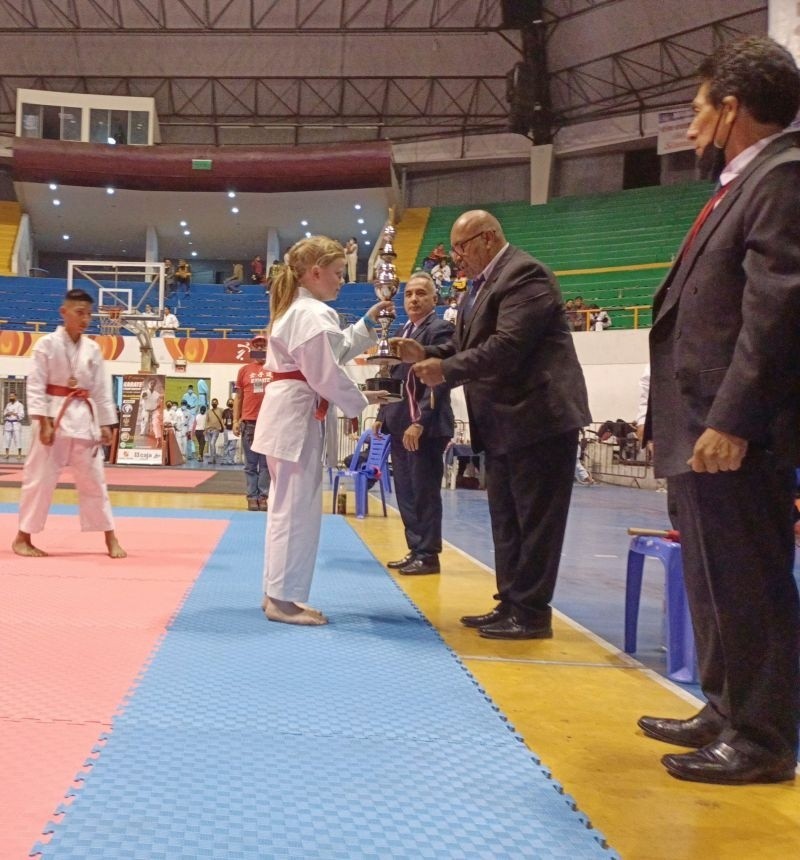 Piękny sukces! Uczeń szkoły w Belsku Dużym zwycięzcą III Międzynarodowych Mistrzostw Karate w Peru - zobacz zdjęcia