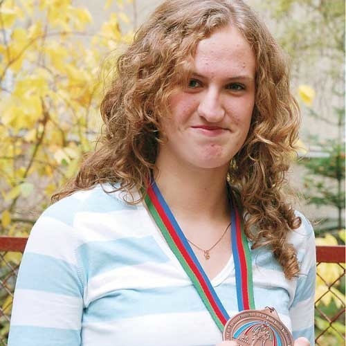Emilia Szypulska, brązowa medalistka mistrzostw Europy w taekwondo olimpijskim.
