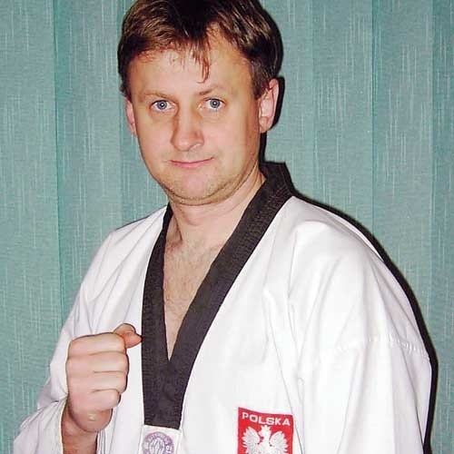 Dariusz Skiba, trener taekwondo ULKS Borne Sulinowo.