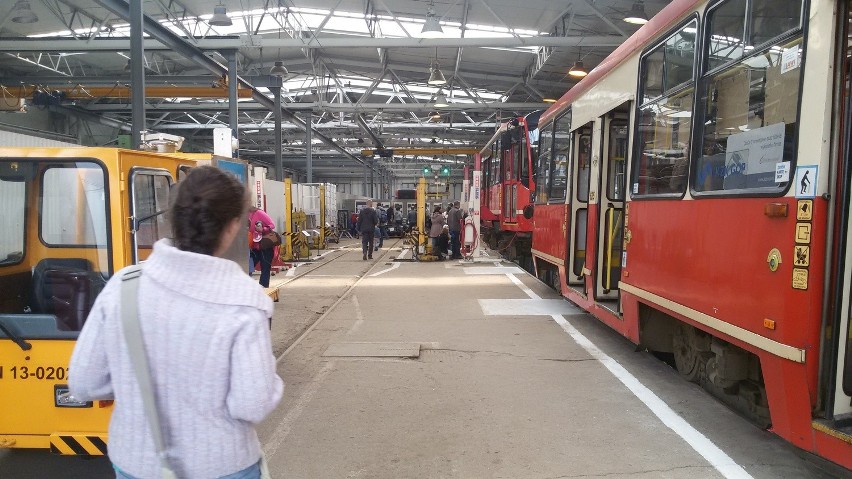 Dzień otwarty w zajezdni tramwajowej w Będzinie ZDJĘCIA + WIDEO