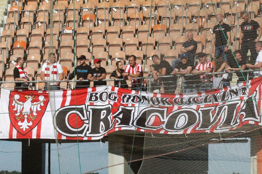 Kibice Cracovii w Lubinie