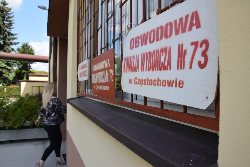 Częstochowa: Wybory do europarlamentu. Obwód wyborczy nr 73